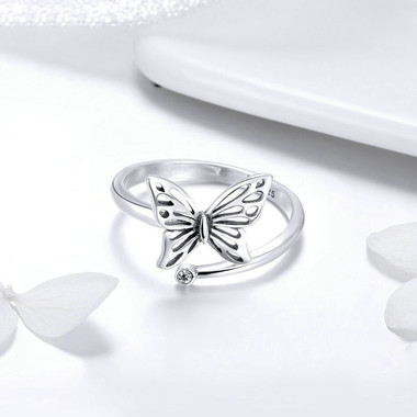 STERLING SILVER RING - BUTTERFLY